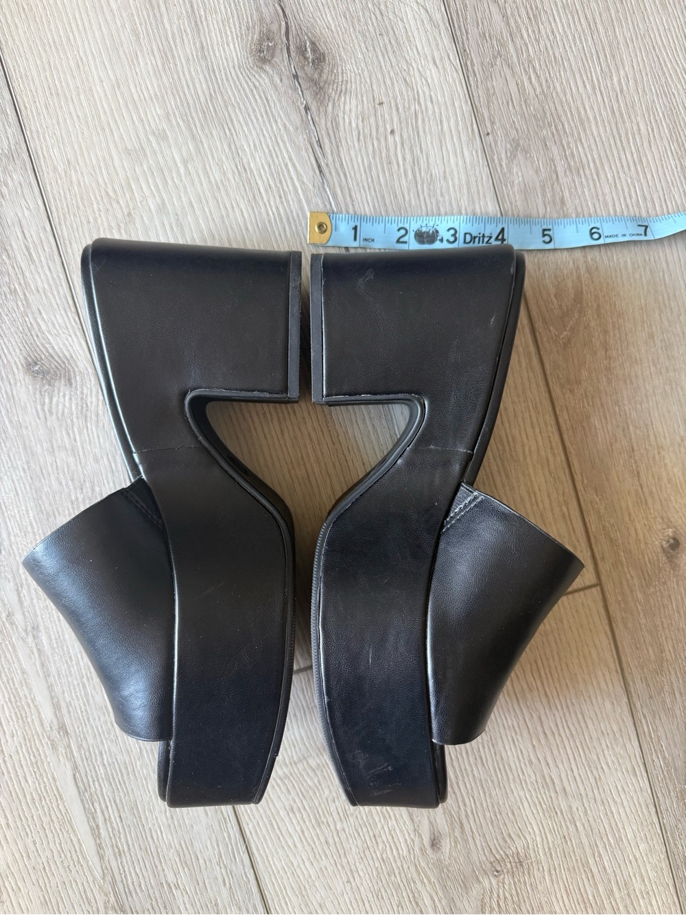 a new day Black Platform Slide Mules - Picture 5 of 6